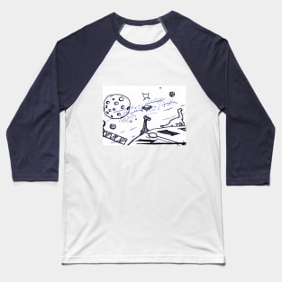 Time & Space Baseball T-Shirt